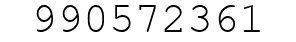 Number 990572361.