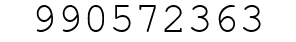 Number 990572363.