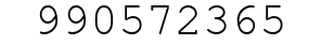 Number 990572365.