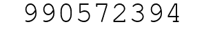 Number 990572394.
