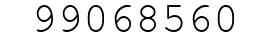 Number 99068560.