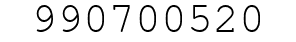 Number 990700520.