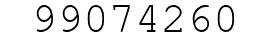 Number 99074260.
