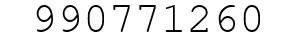 Number 990771260.