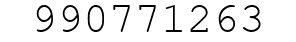 Number 990771263.