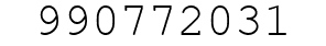 Number 990772031.