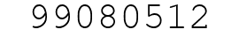 Number 99080512.