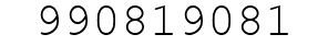 Number 990819081.