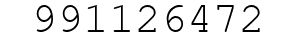 Number 991126472.