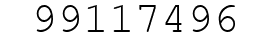 Number 99117496.