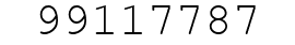Number 99117787.