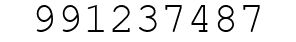 Number 991237487.