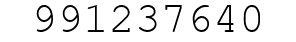 Number 991237640.