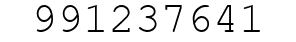 Number 991237641.