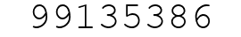 Number 99135386.