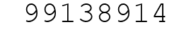 Number 99138914.