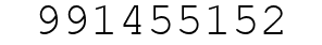 Number 991455152.