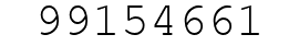 Number 99154661.
