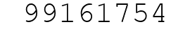 Number 99161754.