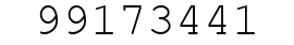 Number 99173441.