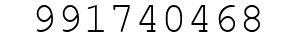 Number 991740468.