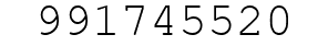 Number 991745520.