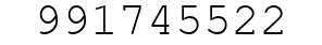 Number 991745522.
