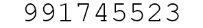Number 991745523.