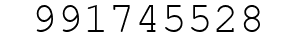 Number 991745528.