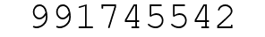 Number 991745542.