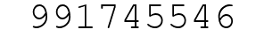 Number 991745546.