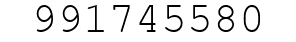 Number 991745580.