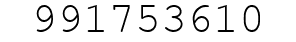 Number 991753610.
