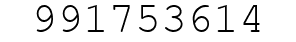 Number 991753614.