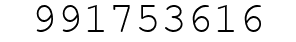 Number 991753616.