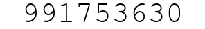 Number 991753630.