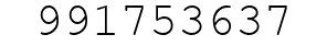 Number 991753637.