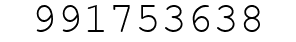 Number 991753638.