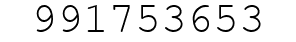 Number 991753653.