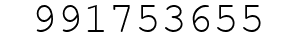 Number 991753655.