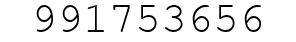 Number 991753656.