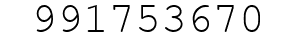 Number 991753670.