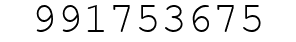Number 991753675.