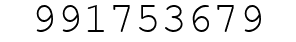 Number 991753679.