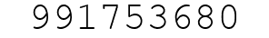Number 991753680.