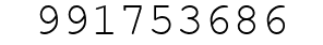 Number 991753686.