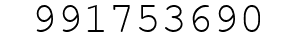Number 991753690.