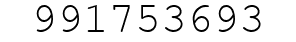 Number 991753693.