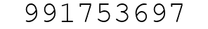 Number 991753697.
