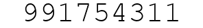 Number 991754311.